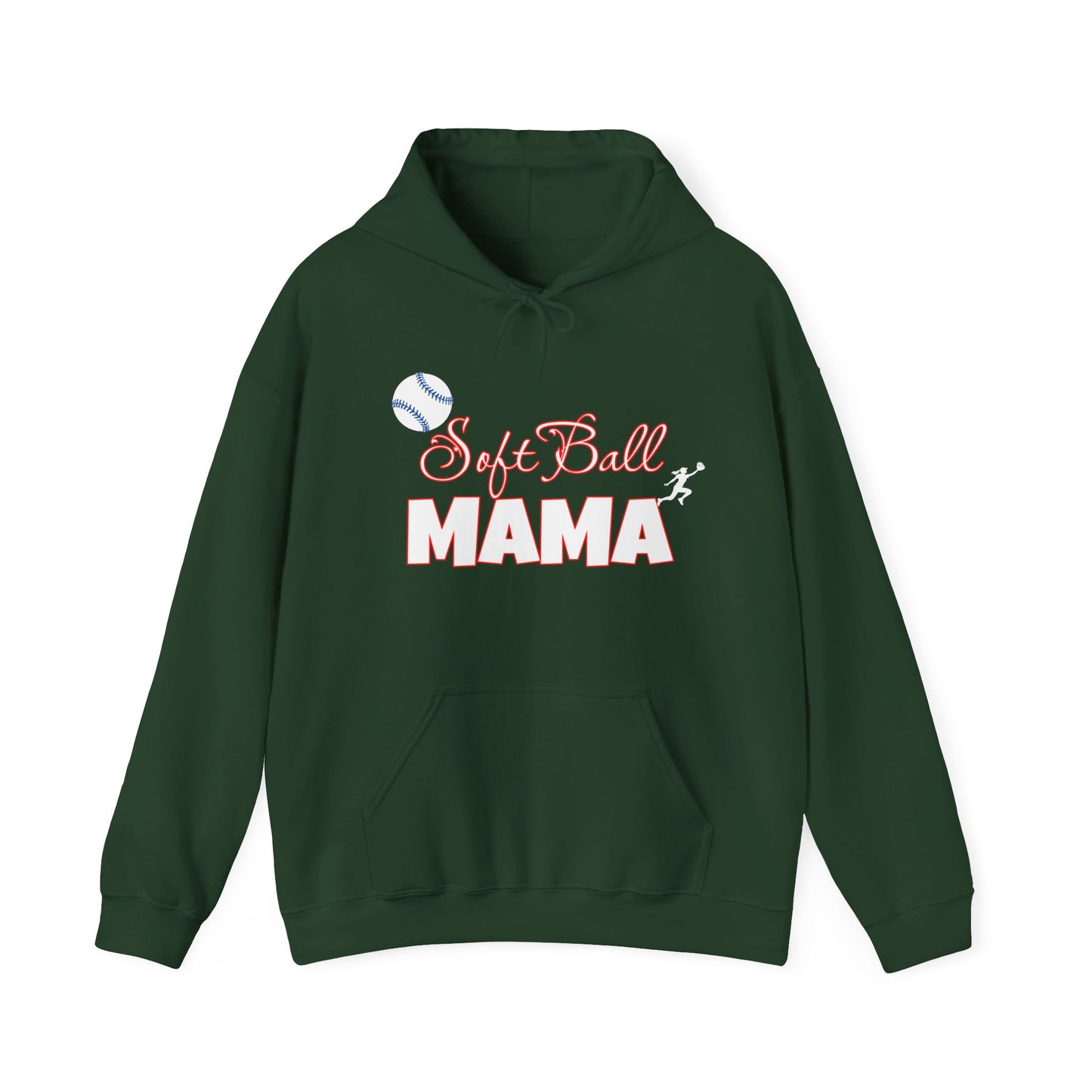 SOFTBALL MAMA Hoodie for Moms - Perfect Gift for Mother's Day