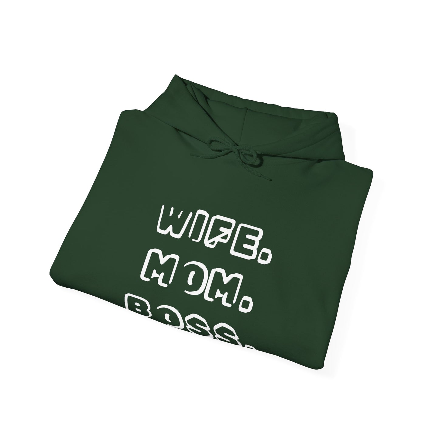 WIFE. MOM. BOSS. Hoodie for Moms - Perfect Gift for Mother's Day