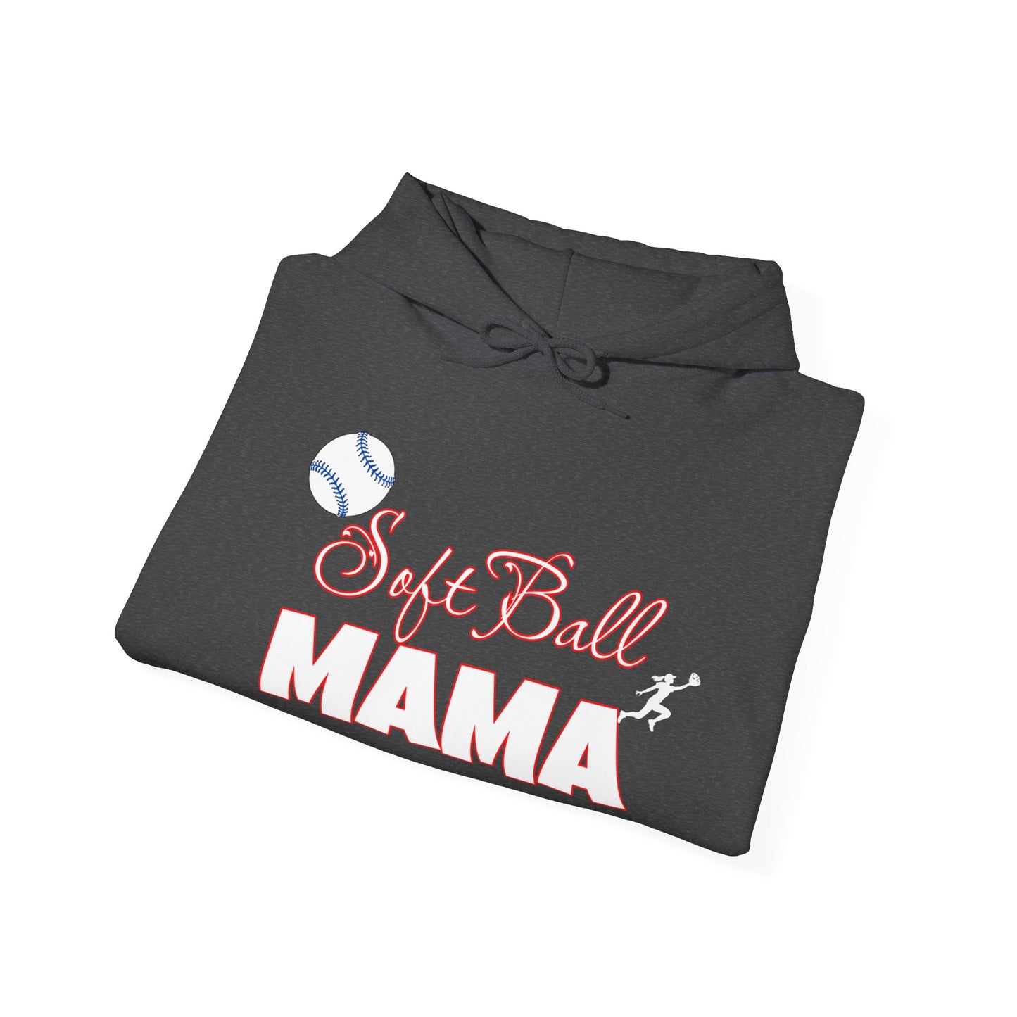 SOFTBALL MAMA Hoodie for Moms - Perfect Gift for Mother's Day