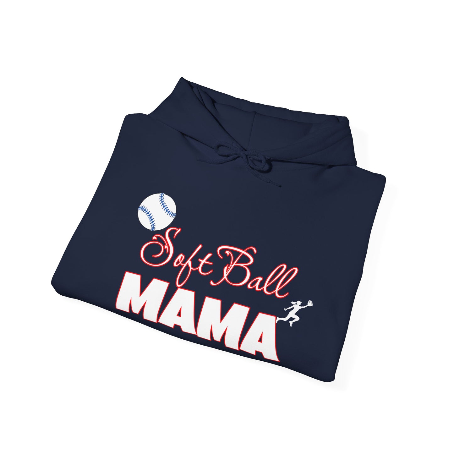 SOFTBALL MAMA Hoodie for Moms - Perfect Gift for Mother's Day