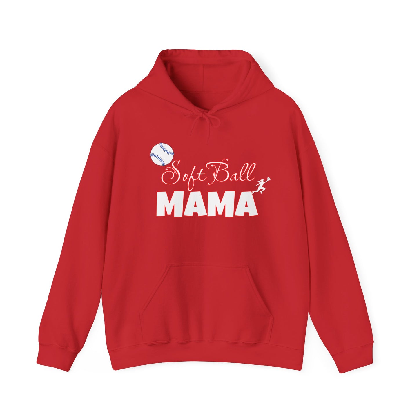 SOFTBALL MAMA Hoodie for Moms - Perfect Gift for Mother's Day