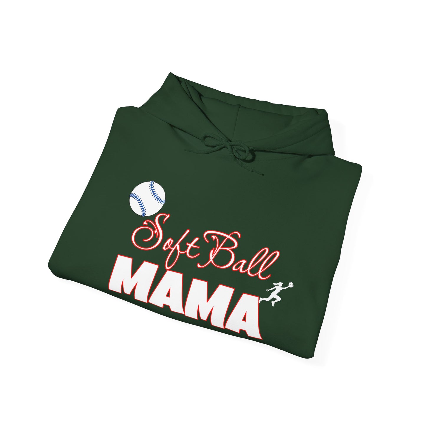 SOFTBALL MAMA Hoodie for Moms - Perfect Gift for Mother's Day