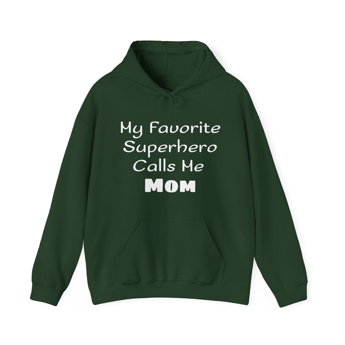 My Favorite Superhero Calls Me Mom Hoodie for Moms - Perfect Gift for Mother's Day