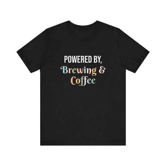 POWERED BY, BREWING & COFFEE
