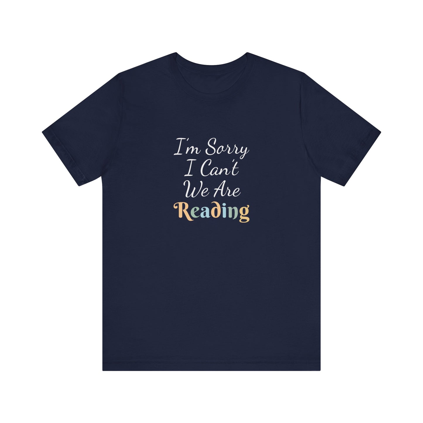 I'M SORRY I CAN'T WE ARE READING