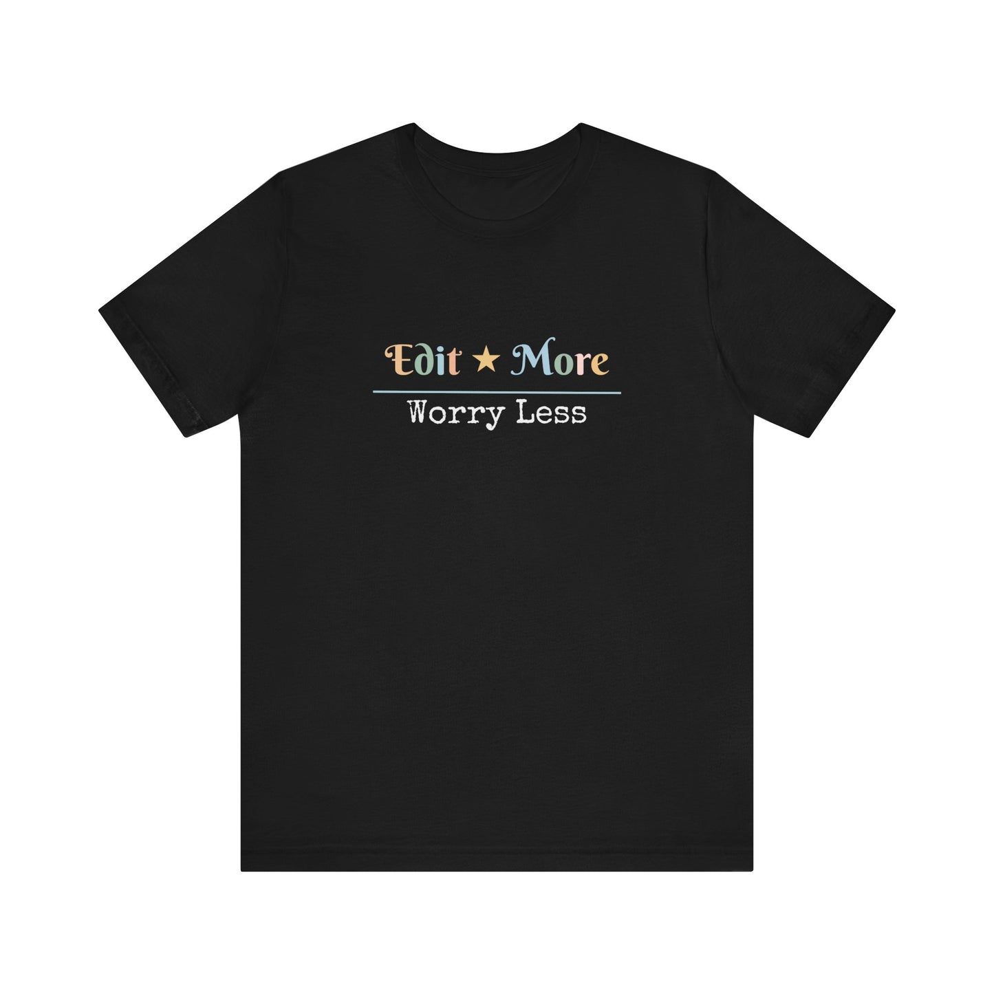 EDIT MORE WORRY LESS
