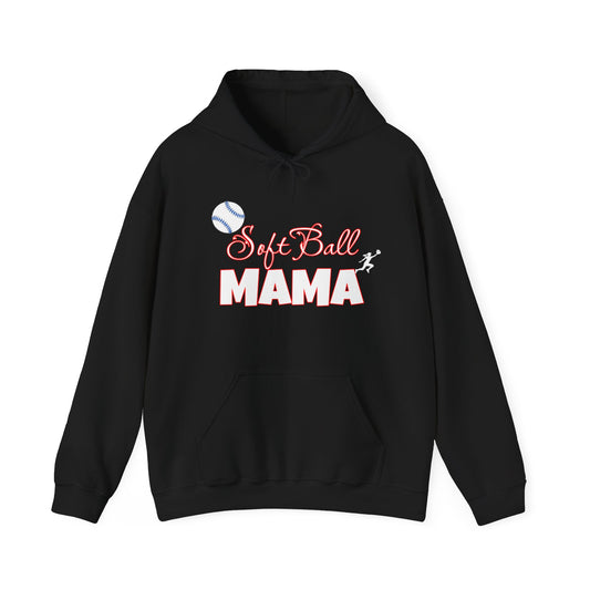 SOFTBALL MAMA Hoodie for Moms - Perfect Gift for Mother's Day