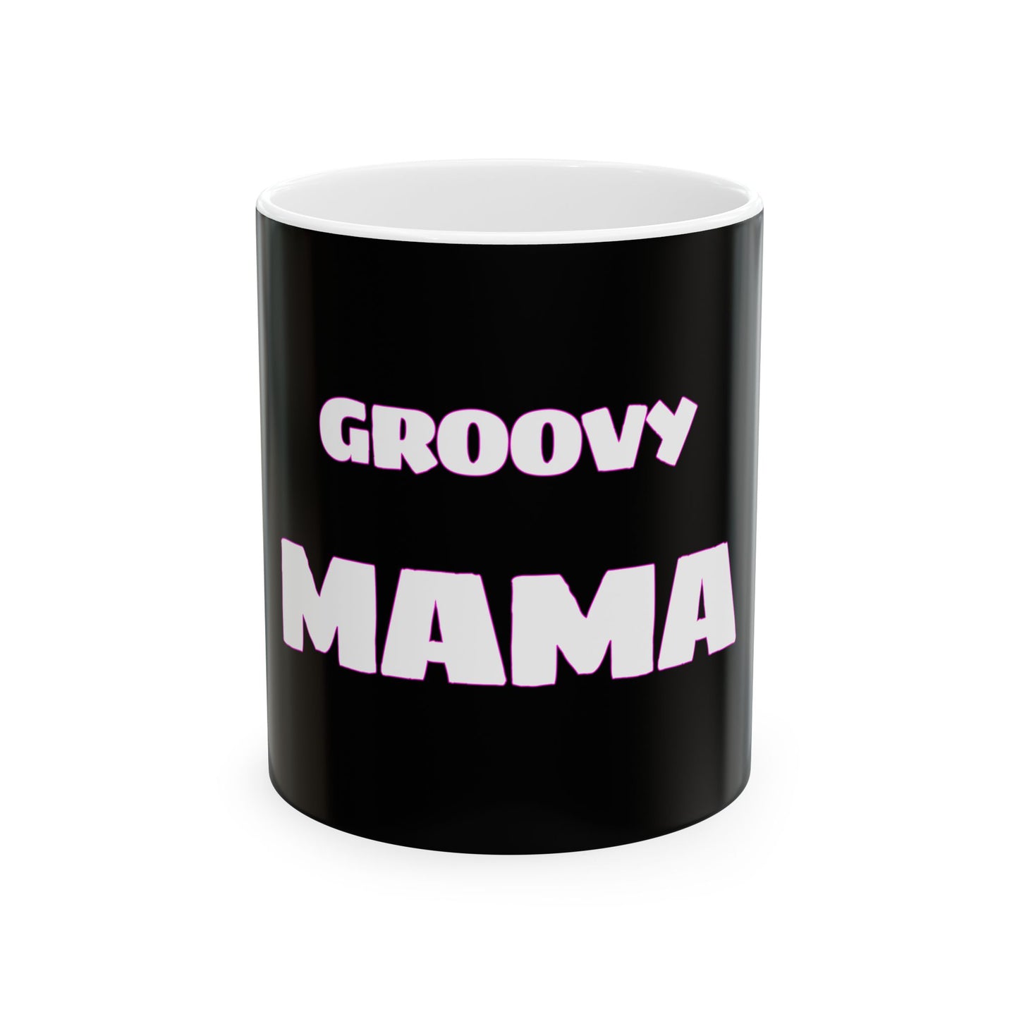 GROOVY MAMA Ceramic Mug - Perfect Gift for Moms