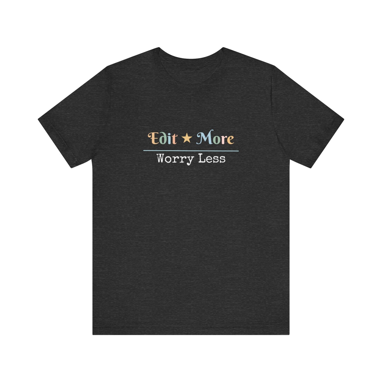 EDIT MORE WORRY LESS