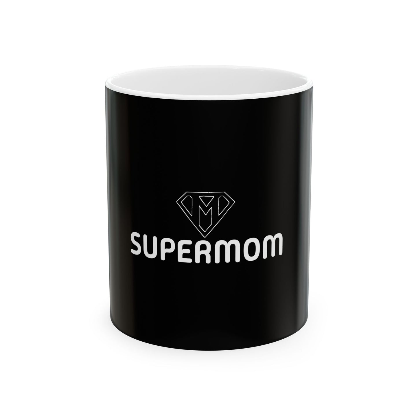 SUPERMOM Ceramic Mug - Perfect Gift for Moms