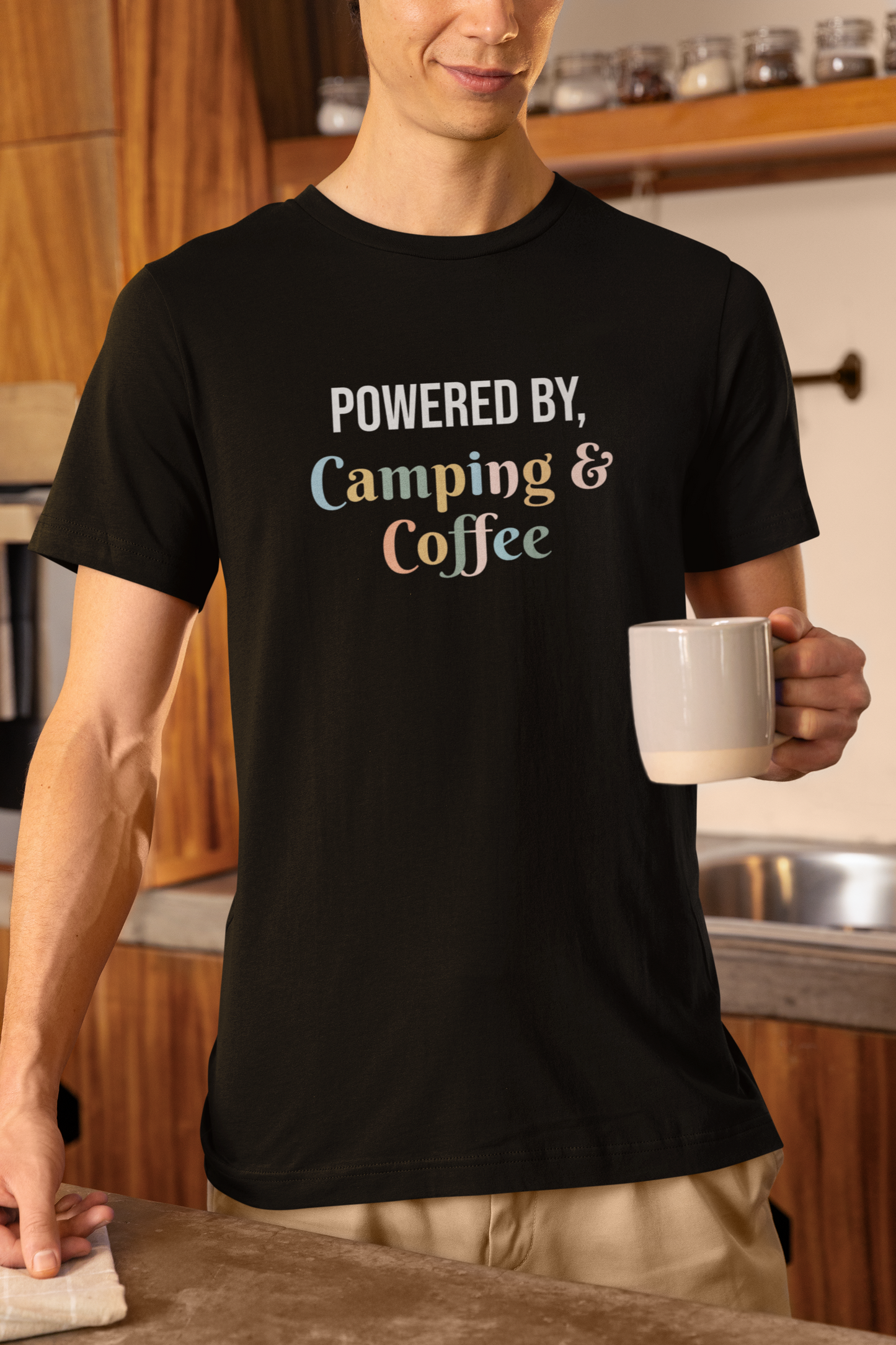 POWERED BY, CAMPING & COFFEE